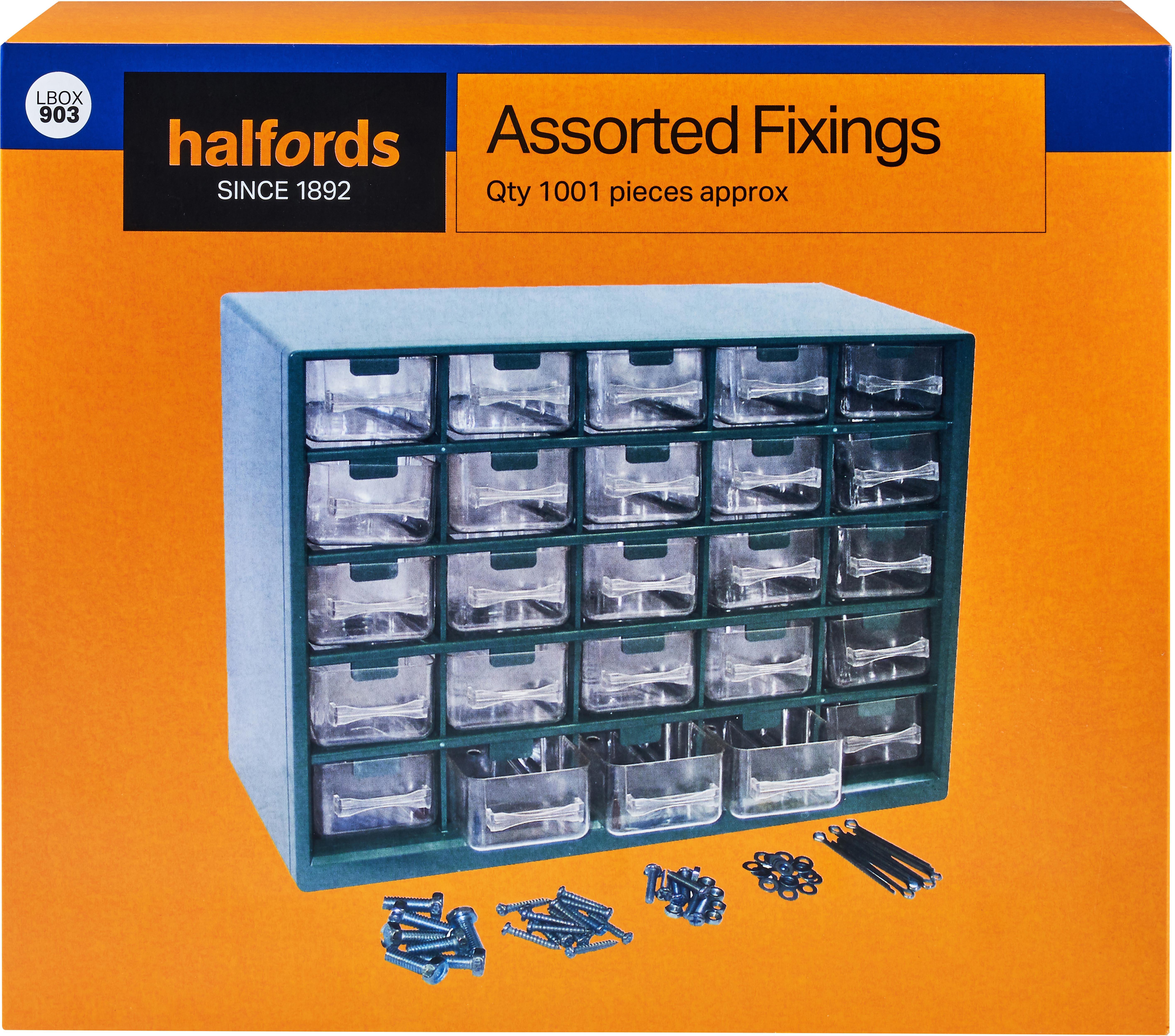 Halfords Assorted Nut and Bolt set (LBOX903)