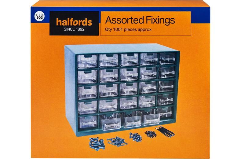 Halfords Assorted Nut and Bolt set (LBOX903) Halfords Assorted Nut and Bolt set (LBOX903)