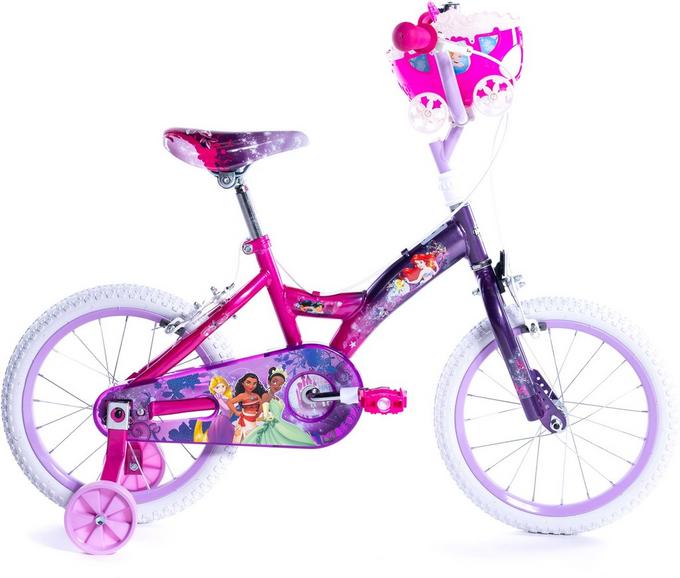 Disney Princess Girls' 16" Sidewalk Bike With TrainingWheels By Huffy