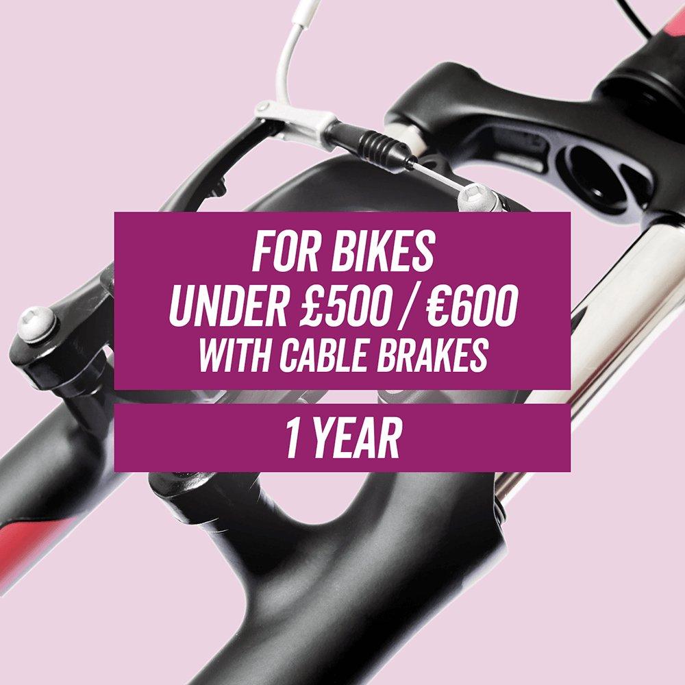 CycleCare for 1 Year With Cable Brakes 