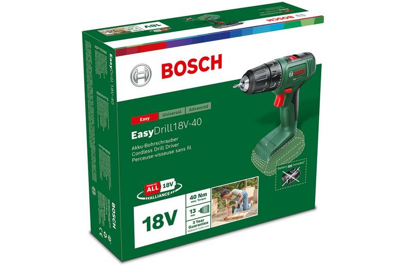 Bosch EasyDrill 18V-40 Cordless Drill Drivers (Bare Tool) Bosch EasyDrill 18V-40 Cordless Drill Drivers (Bare Tool)
