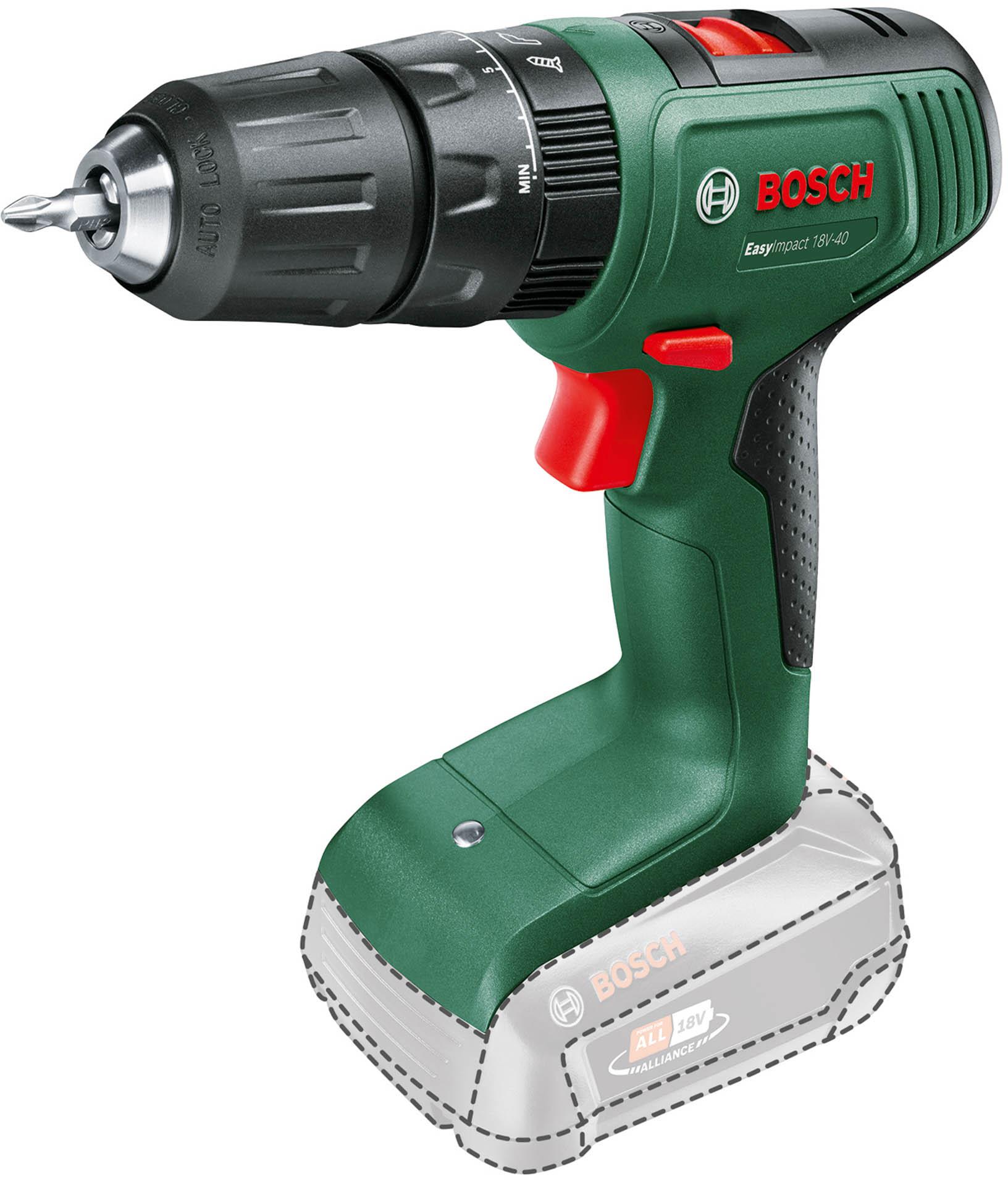 Bosch 18V-40 EasyImpact Cordless Hammer Drill Drivers (Bare Tool)
