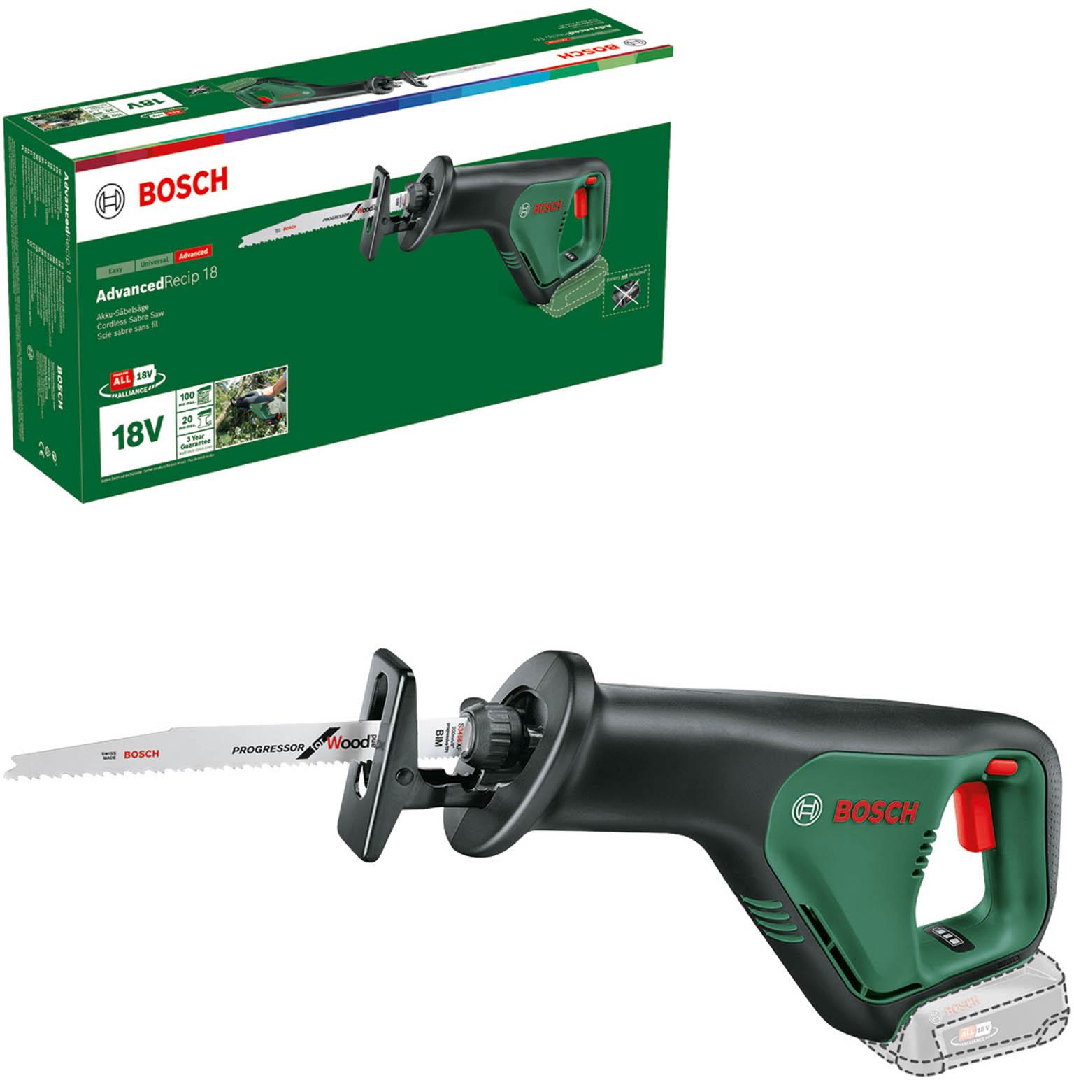Bosch 18V AdvancedRecip Cordless Reciprocating Saw (Bare Tool)