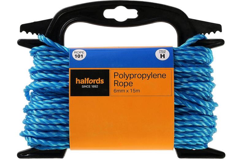 Halfords Polypropelene Rope 6mm (ROPE101) Halfords Polypropelene Rope 6mm (ROPE101)