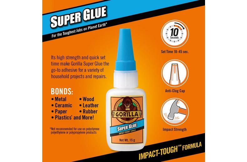 Gorilla Super Glue 15g Gorilla Super Glue 15g