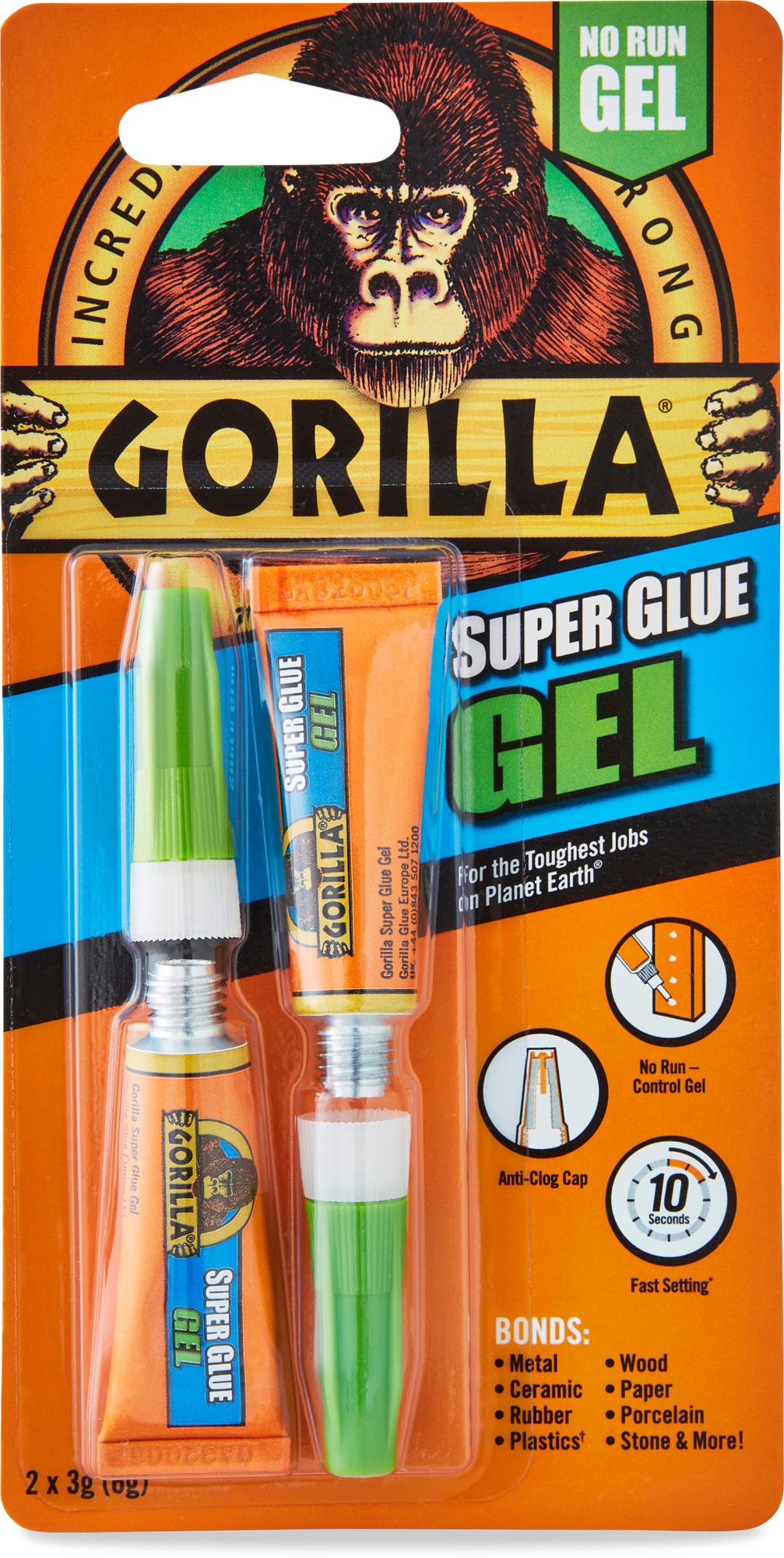 Gorilla Super Glue Gel 2x3g