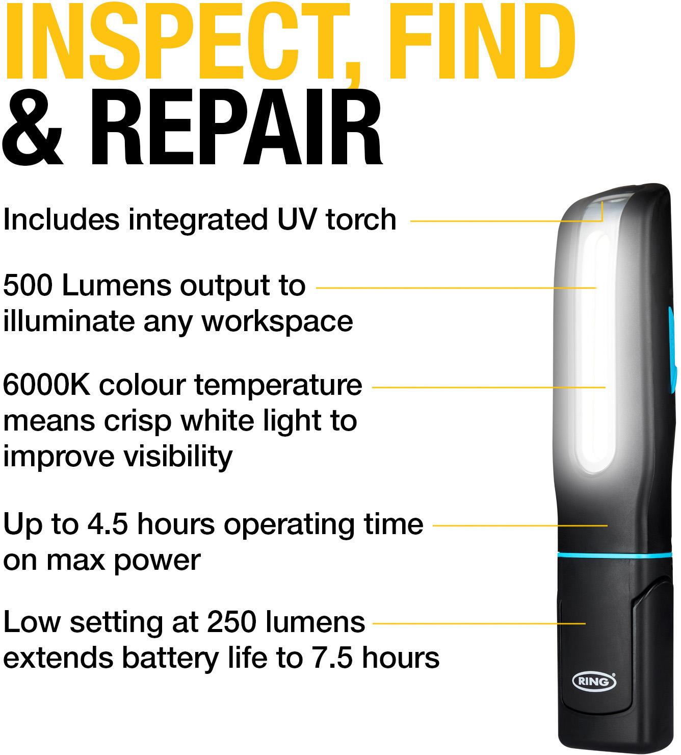 Ring Magflex Max 500 Inspection Lamp
