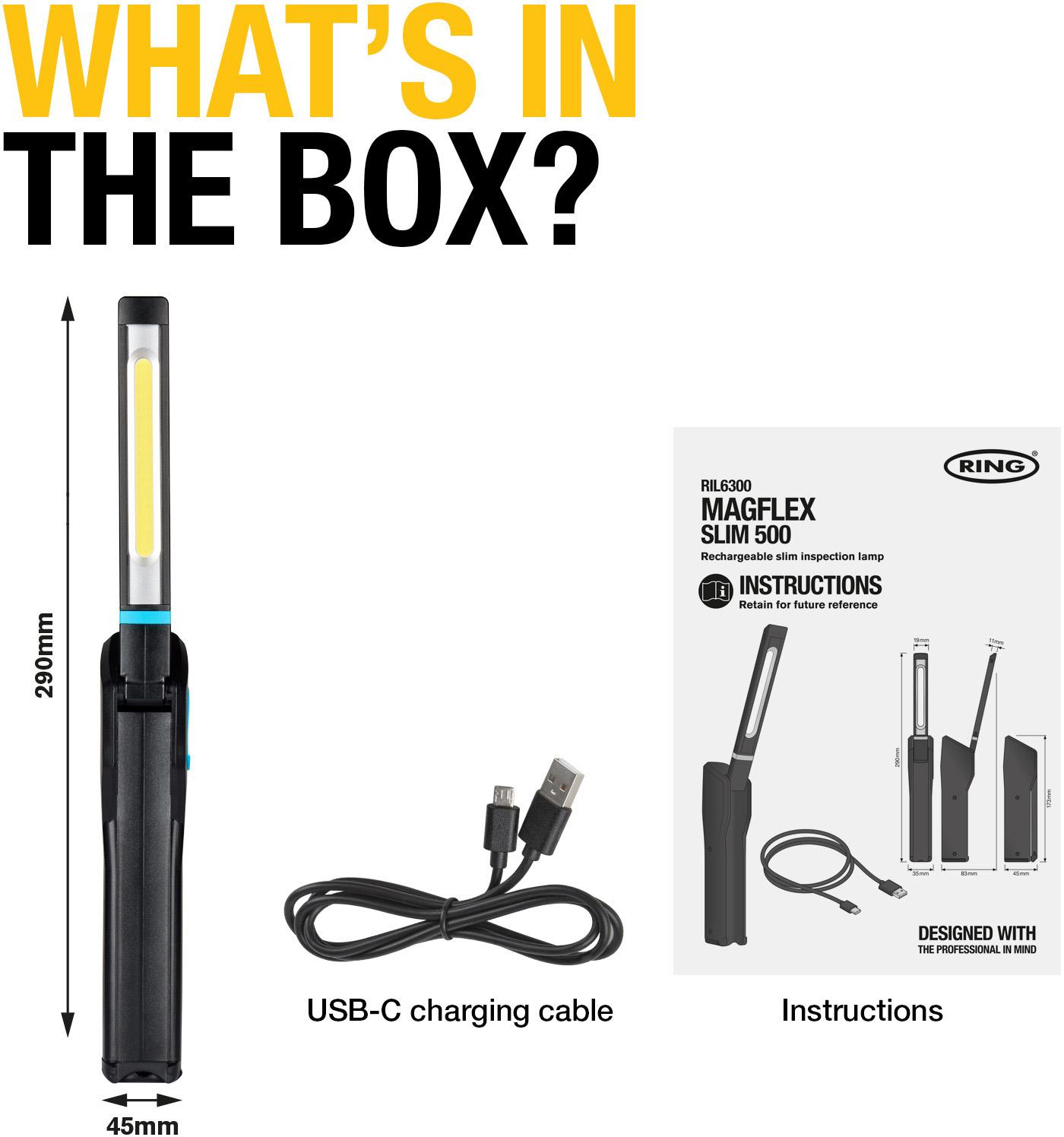 Ring Magflex Slim 500 Inspection Lamp