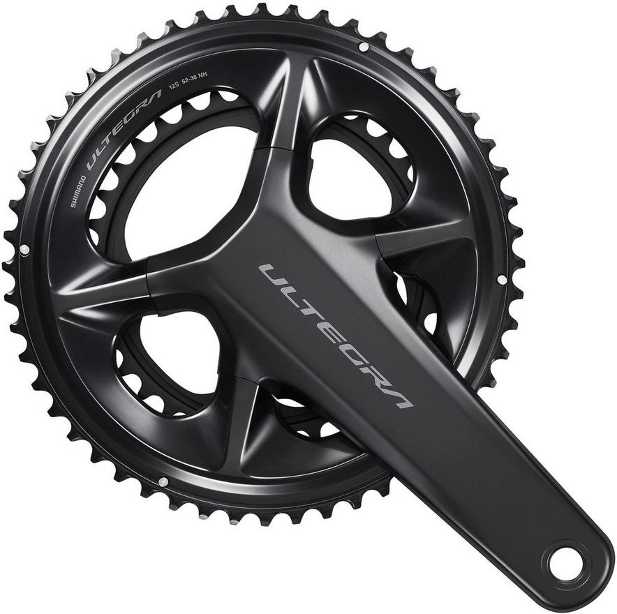 Shimano Ultegra FC-R8100 12 Speed Chainset, 52/36T | Halfords UK