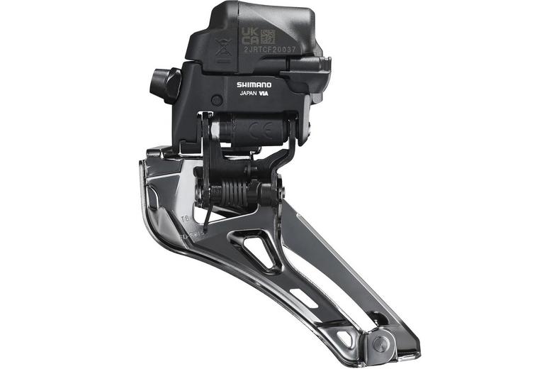 FD-R8150 Ultegra Di2 12-speed front derailleur E-tube, braze on, double FD-R8150 Ultegra Di2 12-speed front derailleur E-tube, braze on, double