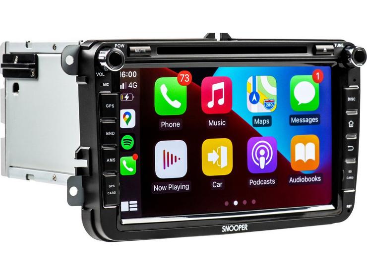 Snooper SMH-580VW Multimedia Player with Apple CarPlay and Android Auto