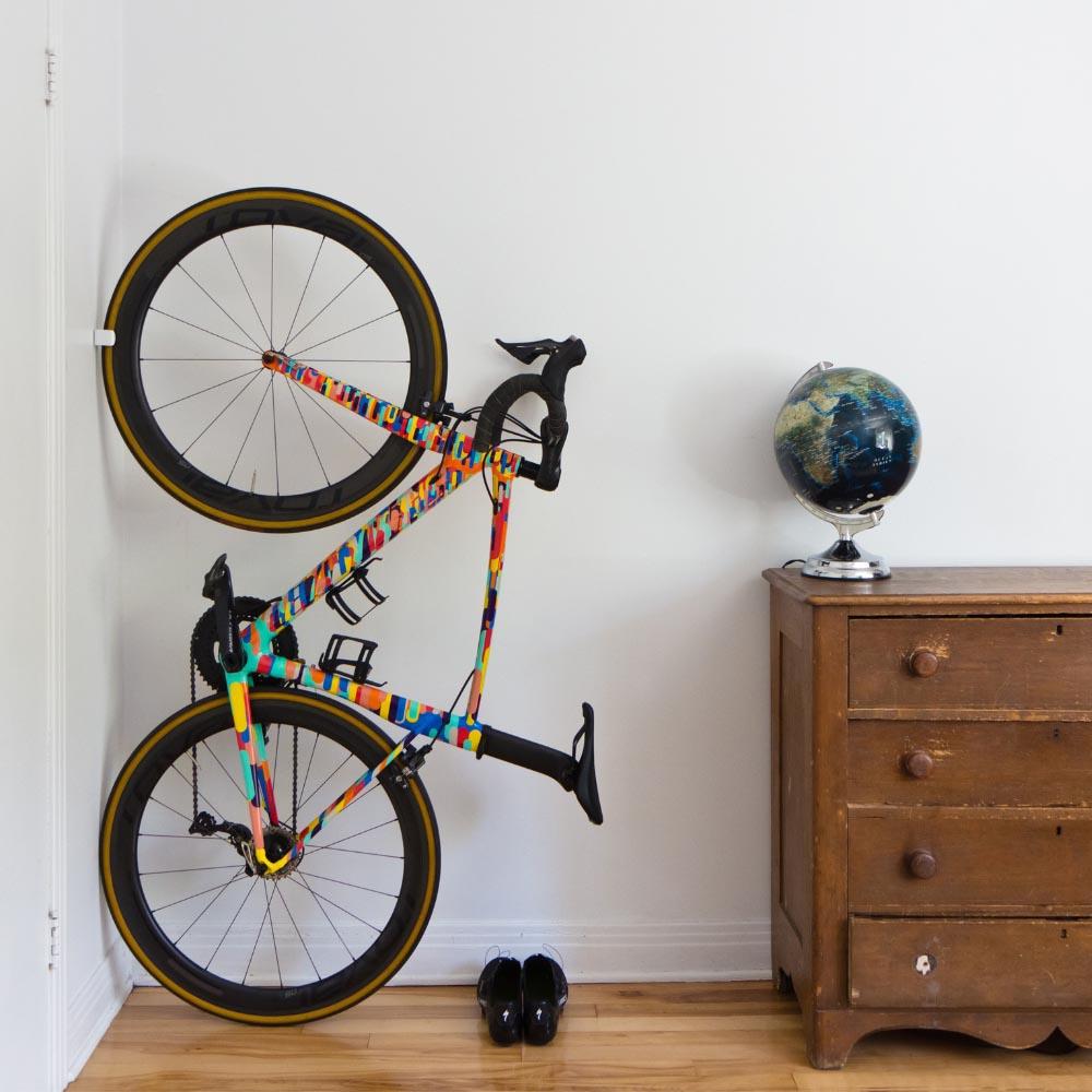 HORNIT Roadie Bike Holder CLUG Roadie White - Black