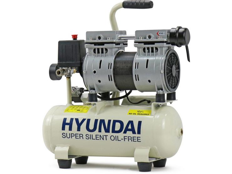Hyundai 8L Silenced Air Compressor, 0.75hp
