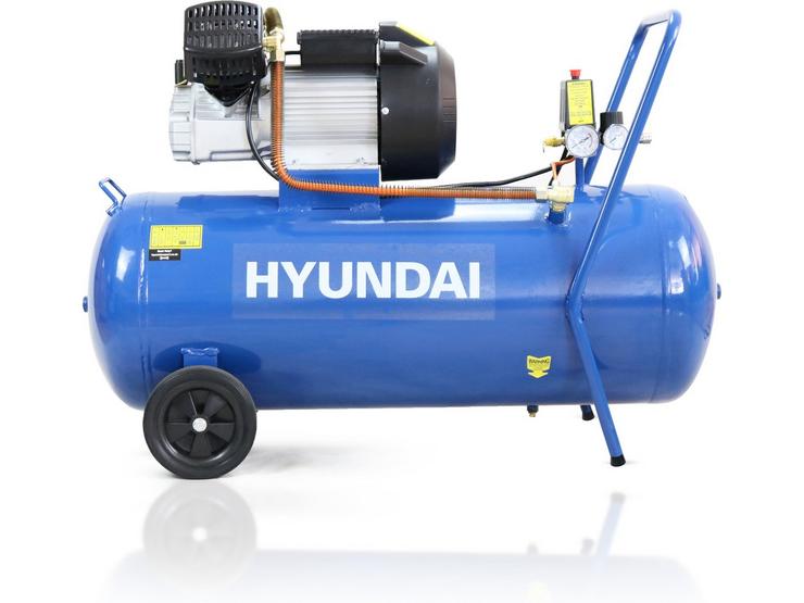 Hyundai 100L Silenced Air Compressor, 3hp