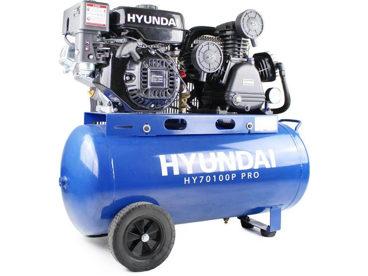 Hyundai 90L Air Compressor, Petrol, 7hp
