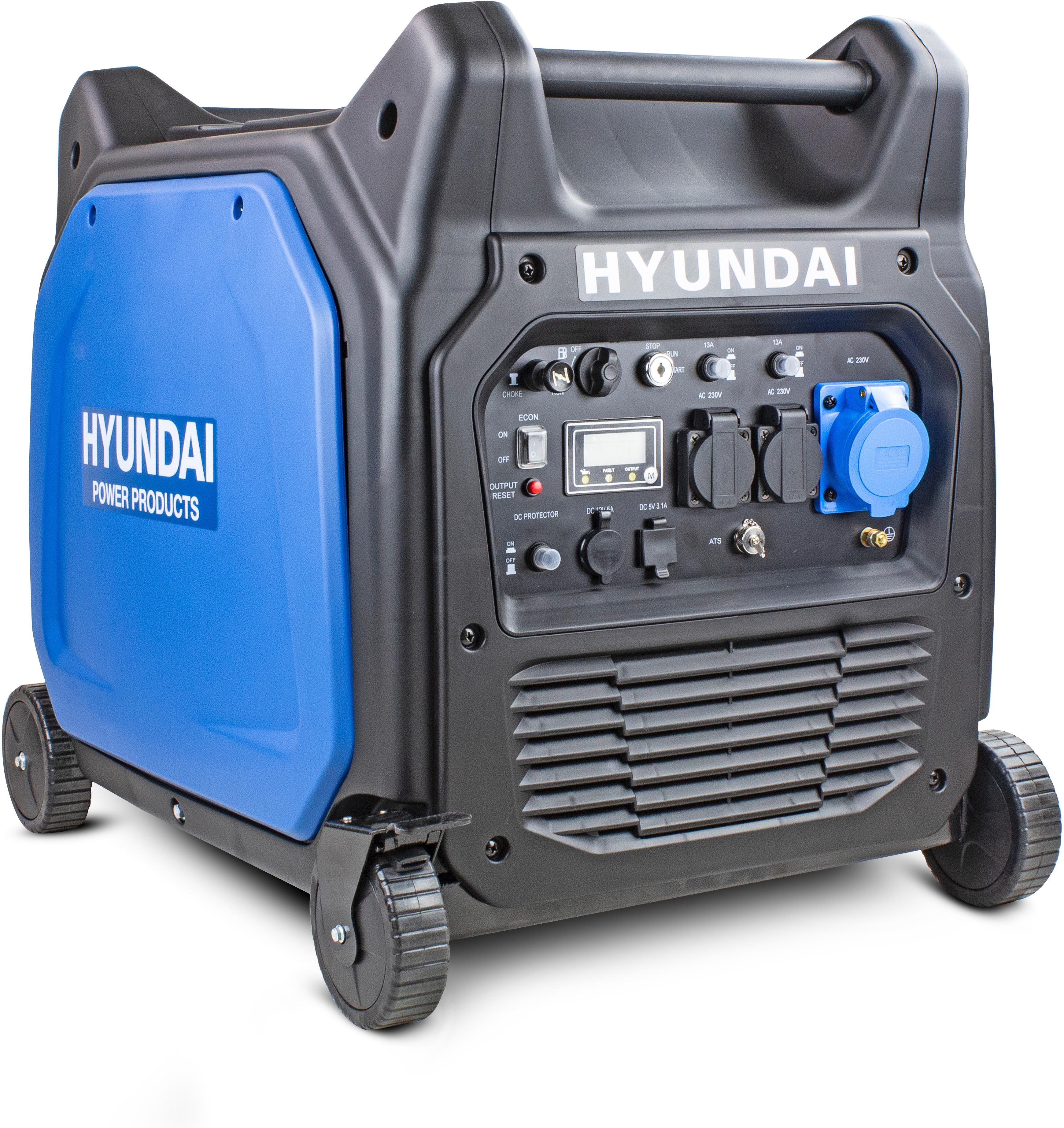 Hyundai 6600W Portable Inverter Generator Halfords UK