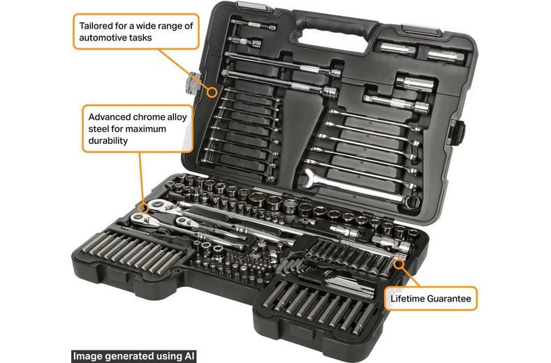 Halfords Advanced 150 Pc Socket & Spanner Set Halfords Advanced 150 Pc Socket & Spanner Set