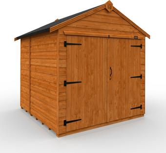 TigerFlex Shiplap Apex Bike Shed 6x6