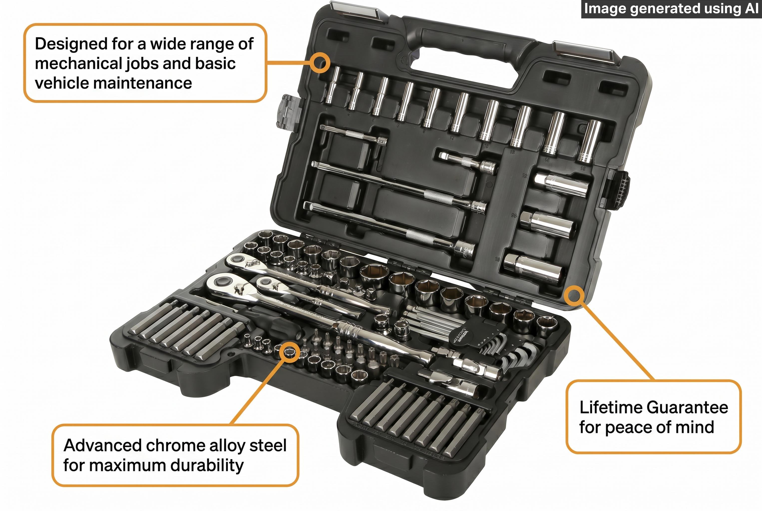 Halfords Advanced 100 Pc Socket Set