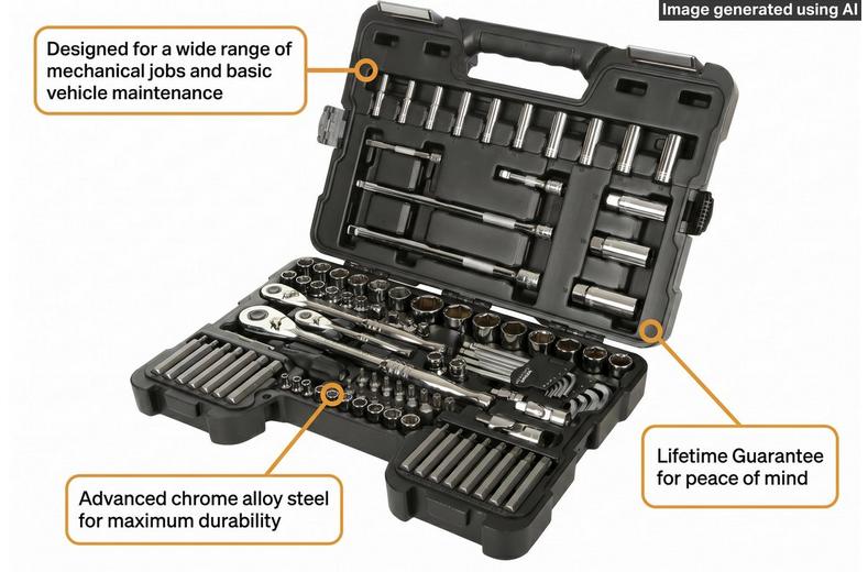 Halfords Advanced 100 Pc Socket Set Halfords Advanced 100 Pc Socket Set