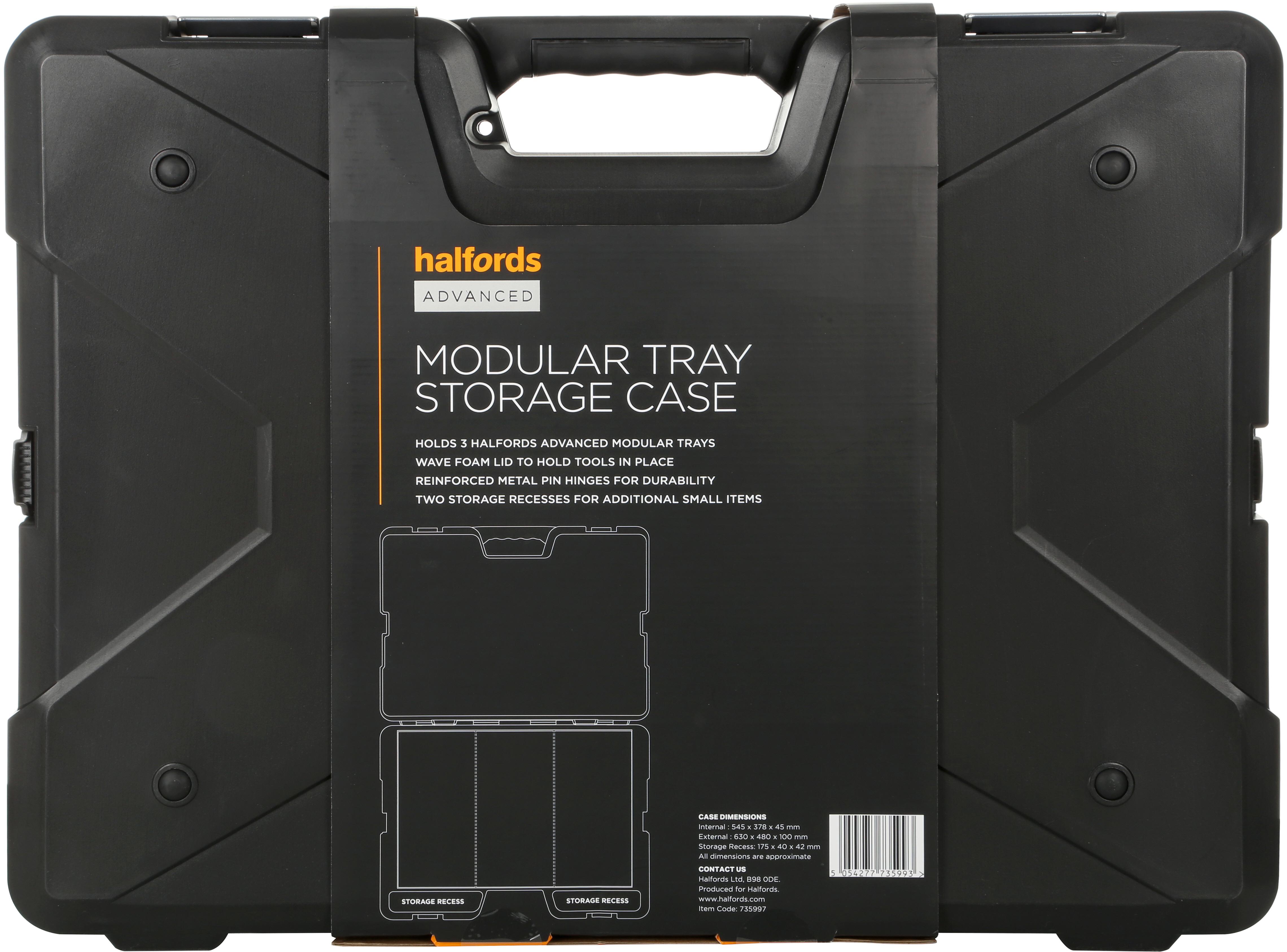 Halfords Advanced Modular Tray Storage Case