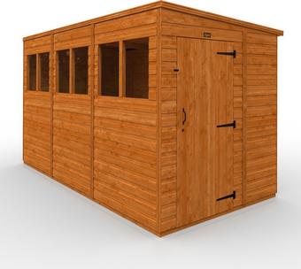 TigerFlex Shiplap Pent Shed 12x6