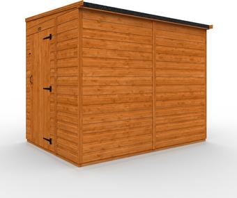 TigerFlex Shiplap Pent Shed 8x6