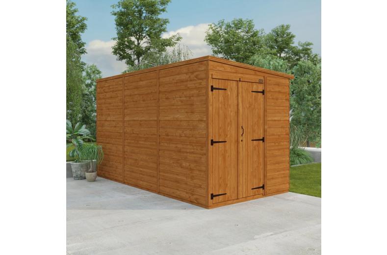 TigerFlex Shiplap Pent Windowless Double Door Shed 4x6 TigerFlex Shiplap Pent Windowless Double Door Shed 4x6