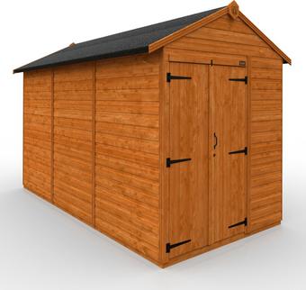 TigerFlex Shiplap Apex Windowless Double Door Shed