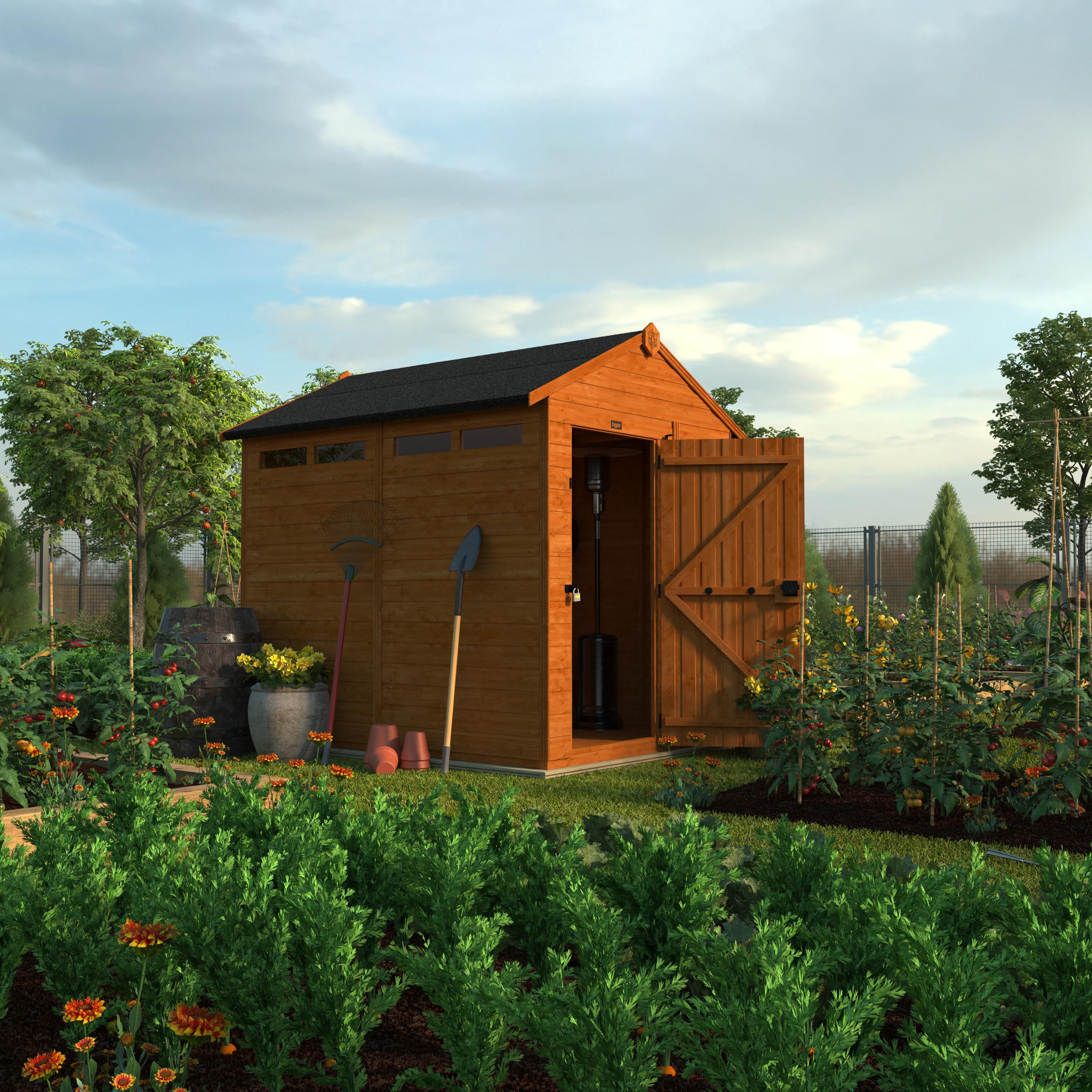 TigerFlex Shiplap Apex Security Shed