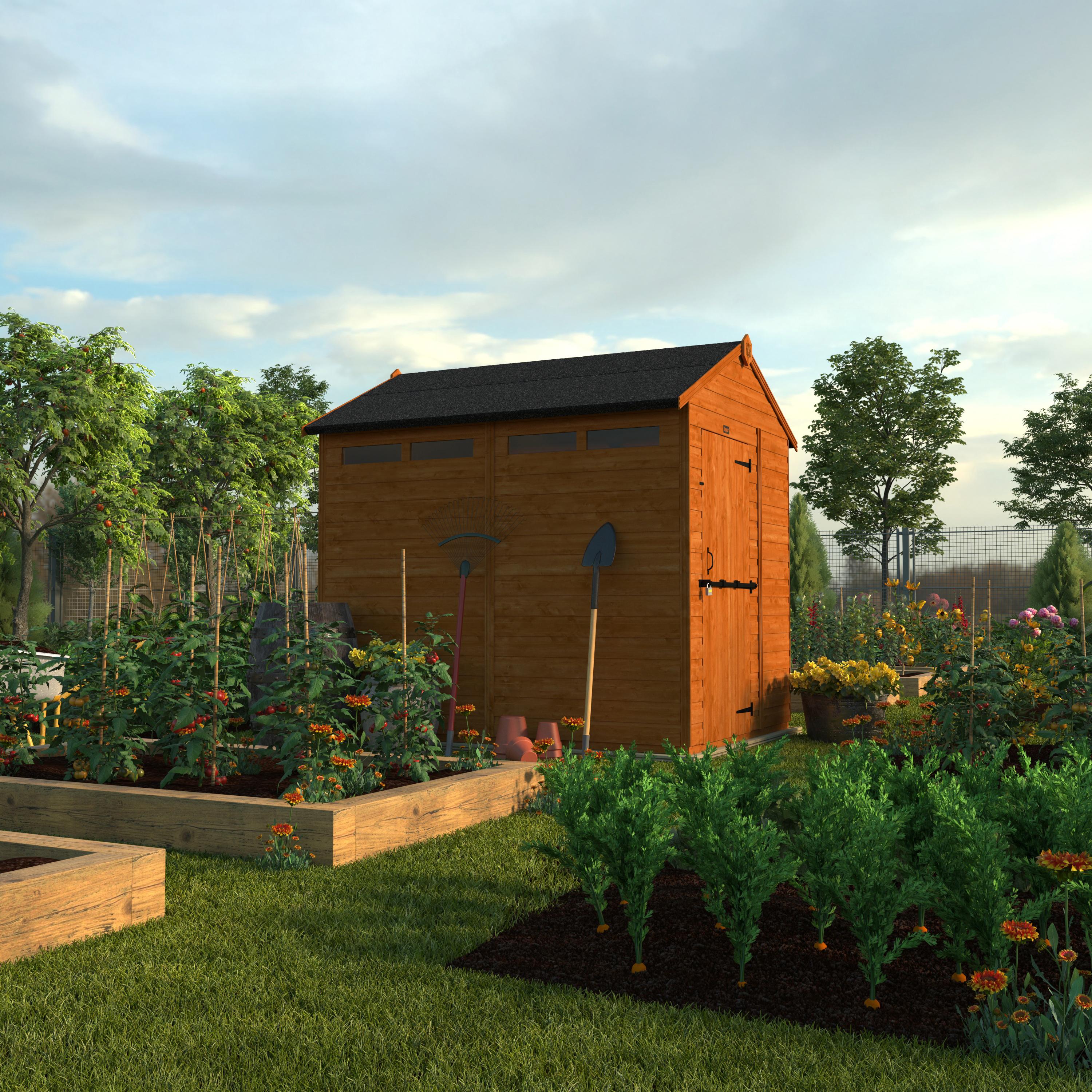 TigerFlex Shiplap Apex Security Shed