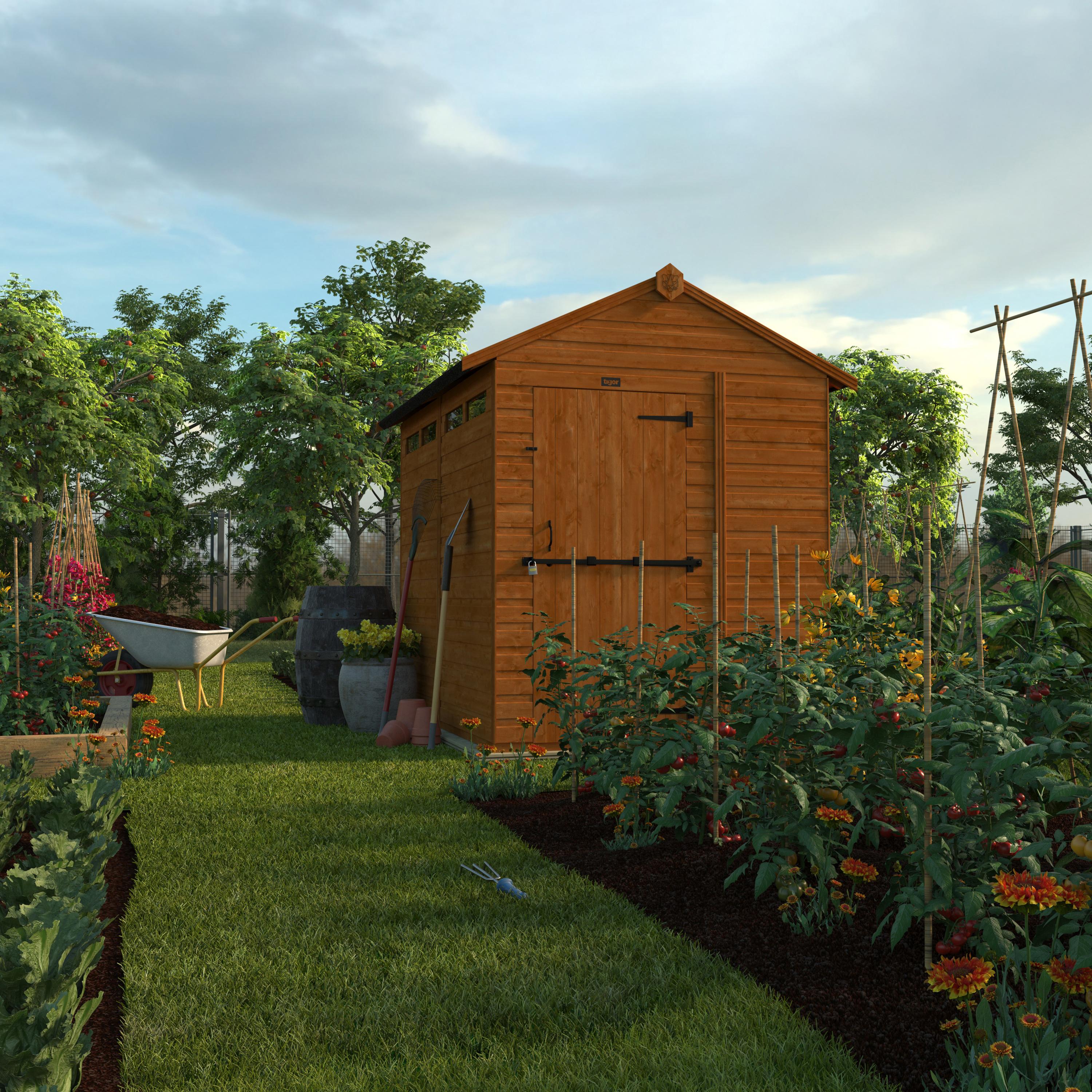 TigerFlex Shiplap Apex Security Shed