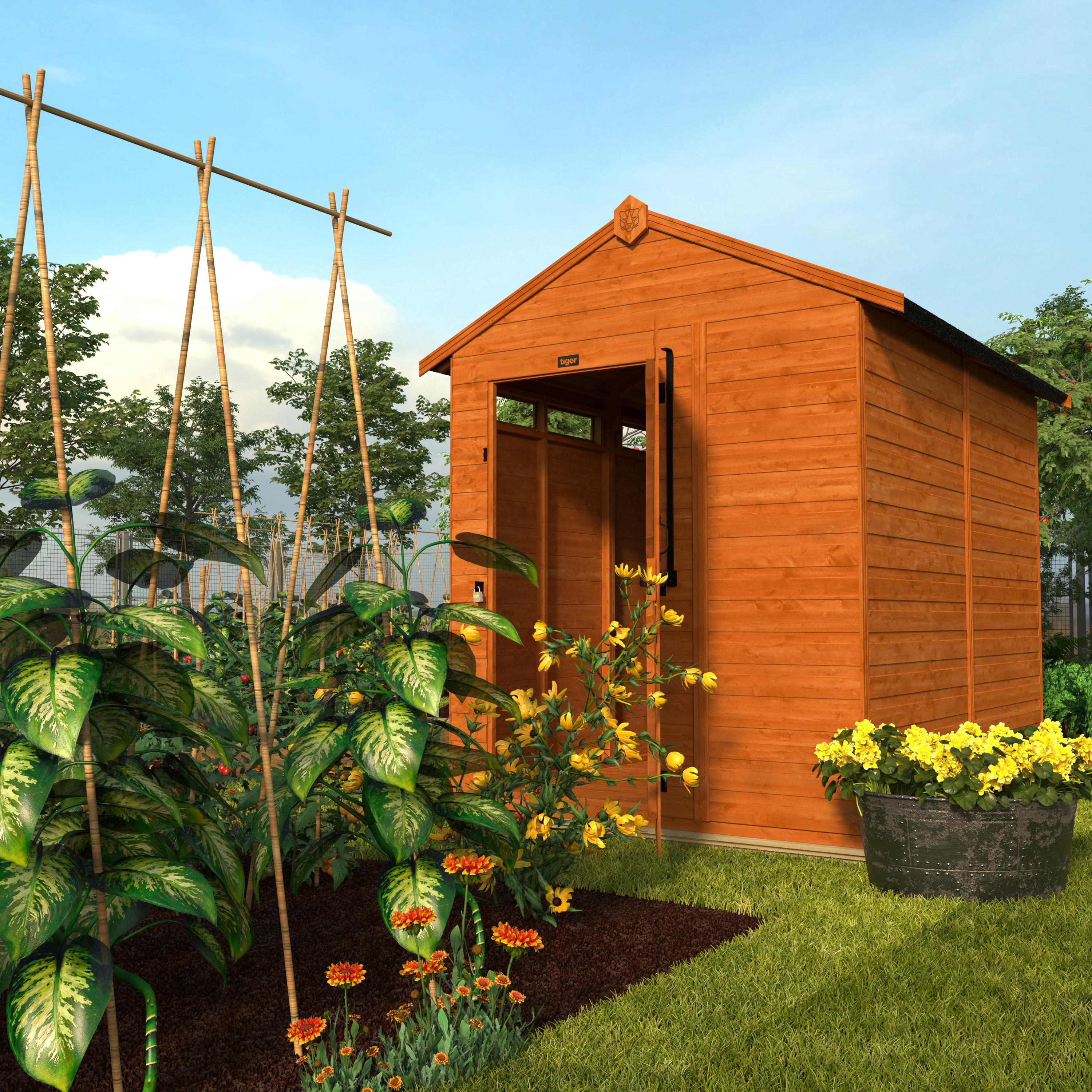 TigerFlex Shiplap Apex Security Shed