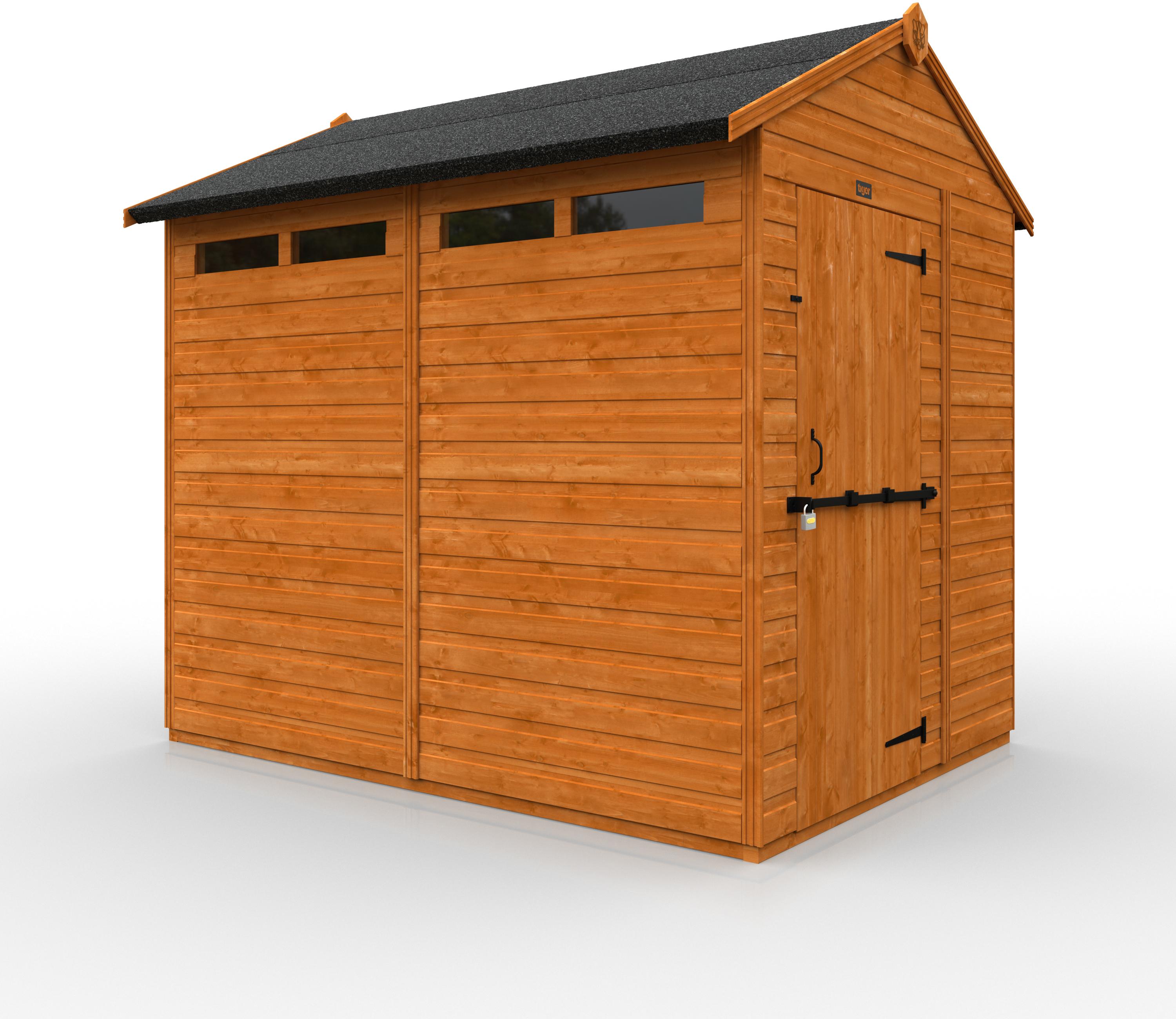 TigerFlex Shiplap Apex Security Shed