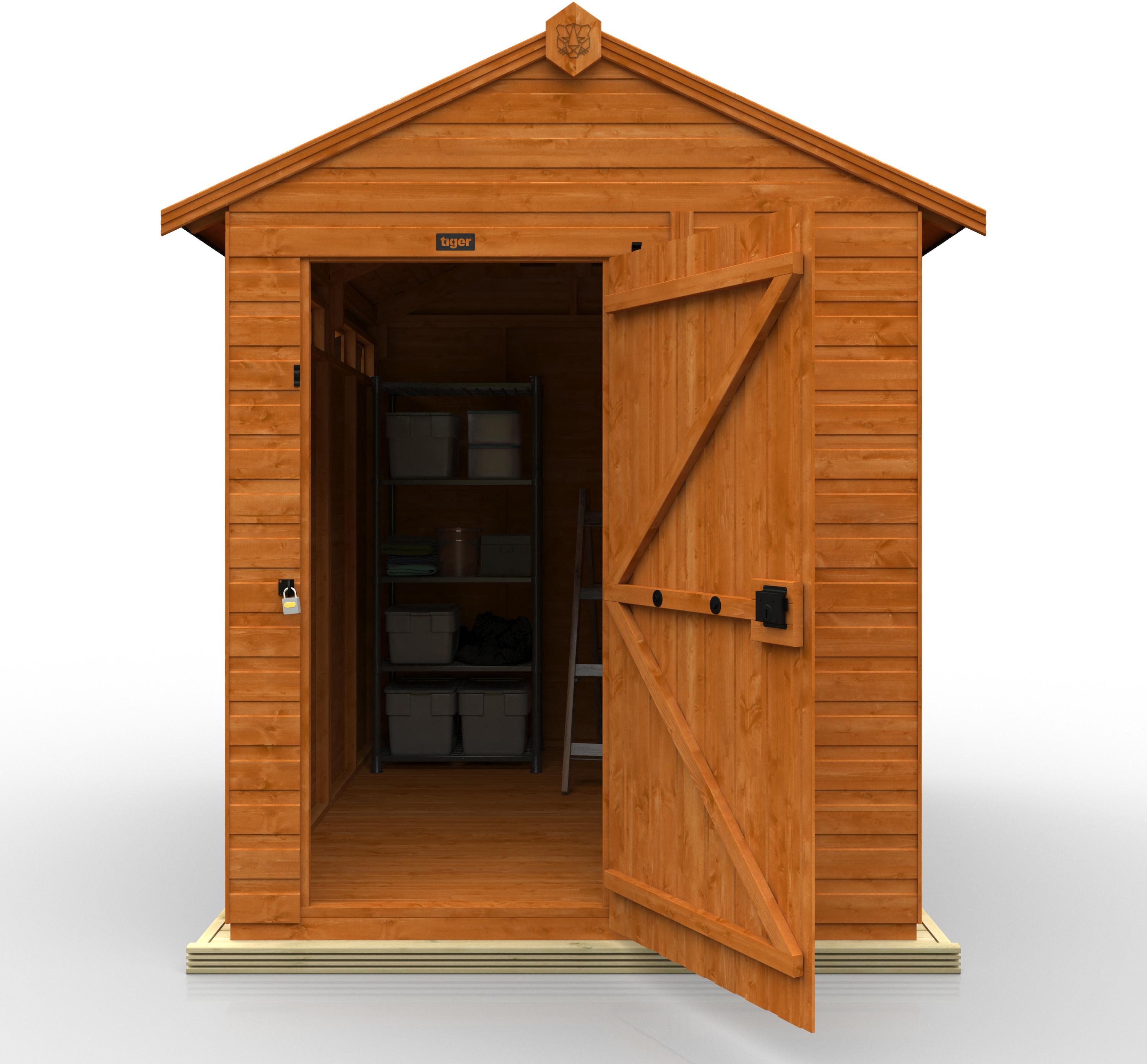 TigerFlex Shiplap Apex Security Shed