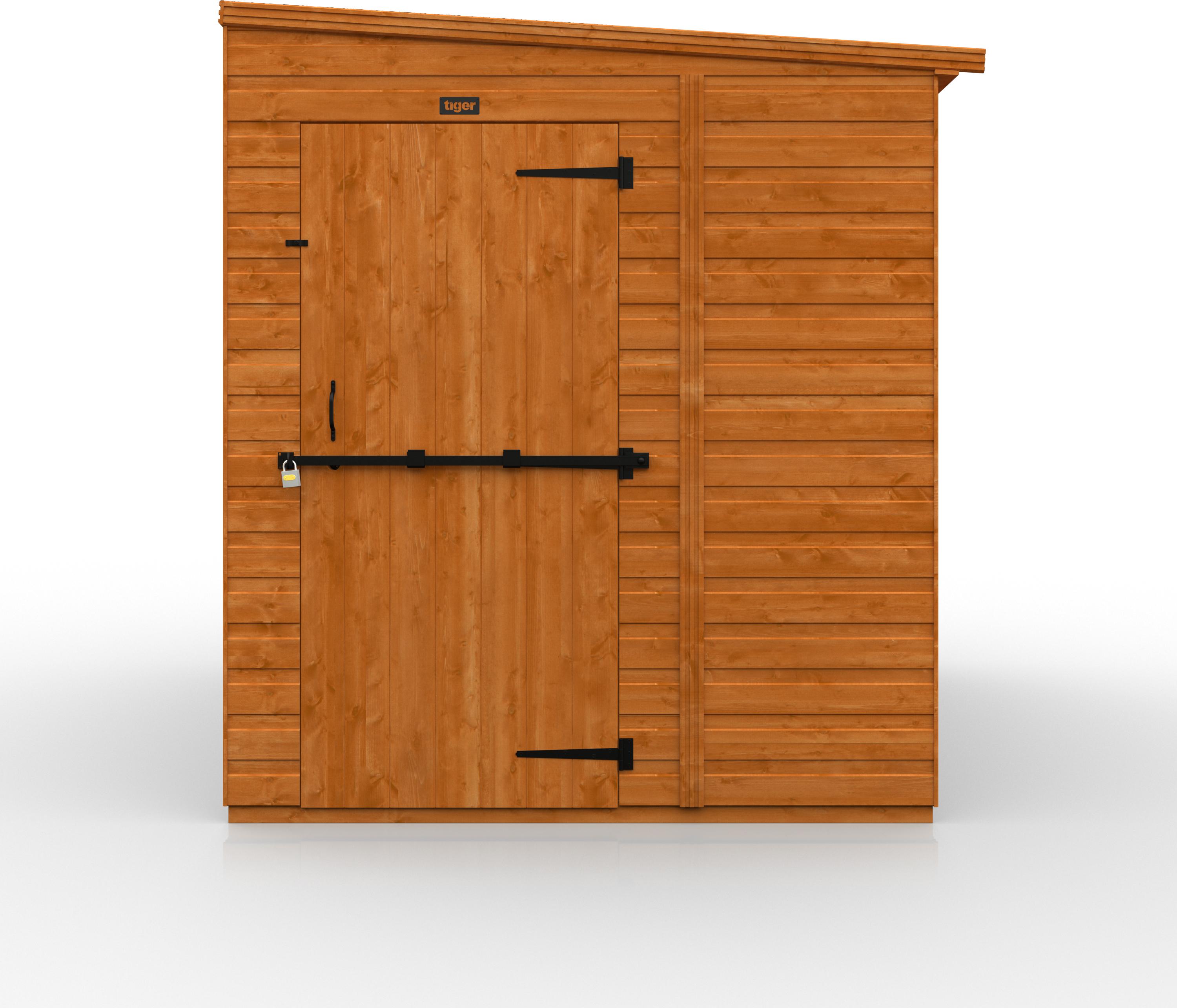 TigerFlex Shiplap Pent Security Shed