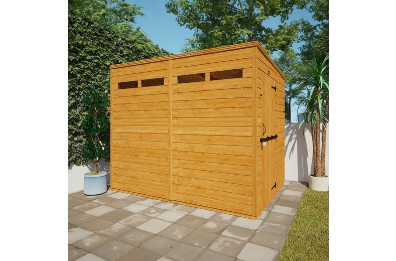 TigerFlex Shiplap Pent Security Shed TigerFlex Shiplap Pent Security Shed