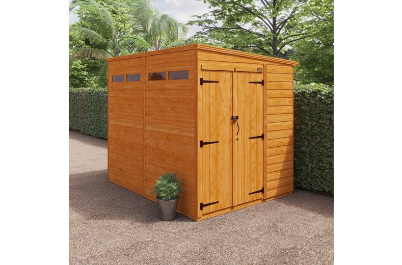 TigerFlex Shiplap Pent Security Double Door Shed TigerFlex Shiplap Pent Security Double Door Shed