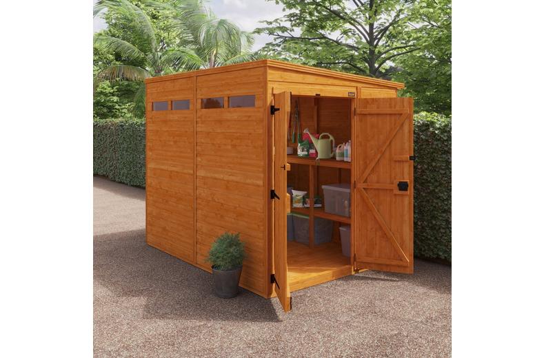 TigerFlex Shiplap Pent Security Double Door Shed TigerFlex Shiplap Pent Security Double Door Shed