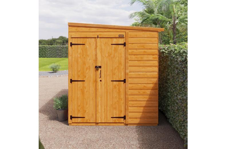 TigerFlex Shiplap Pent Security Double Door Shed TigerFlex Shiplap Pent Security Double Door Shed