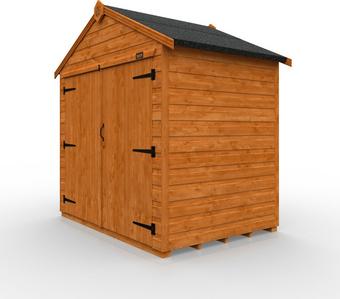 TigerFlex Shiplap Apex Bike Shed 4x6