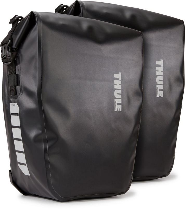 Halfords Thule Shield Pannier Bag - Pair 25L - Black | Extra 8% off for BC Members