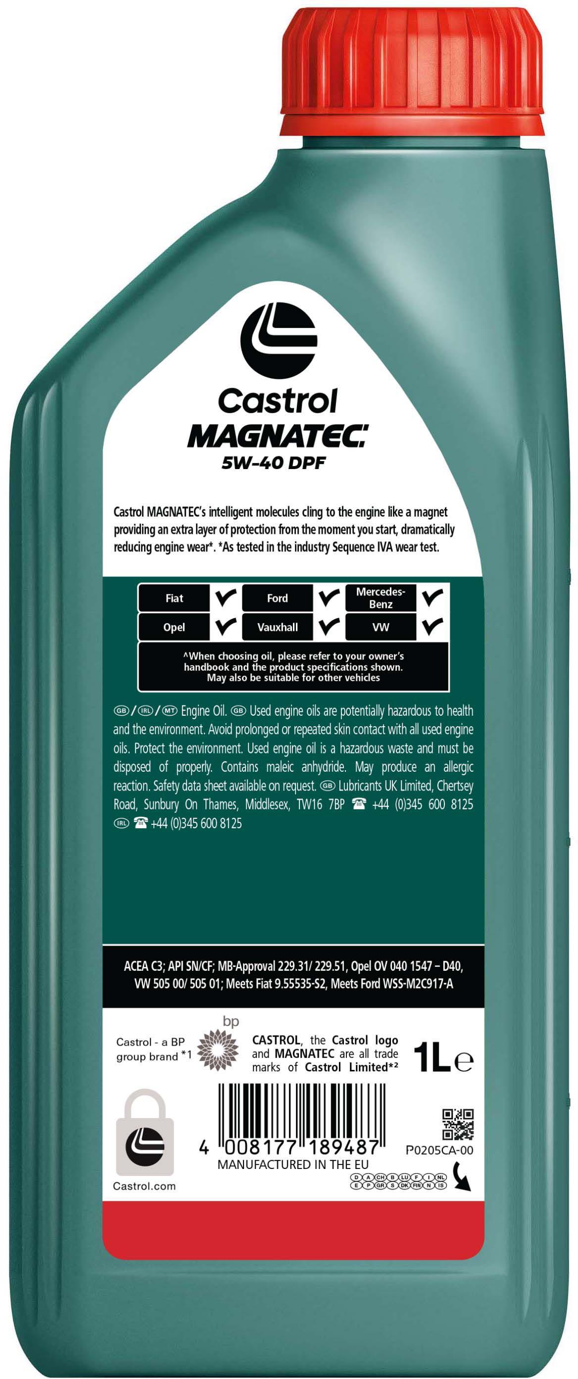 Castrol MAGNATEC Diesel 5W-40 DPF 1L