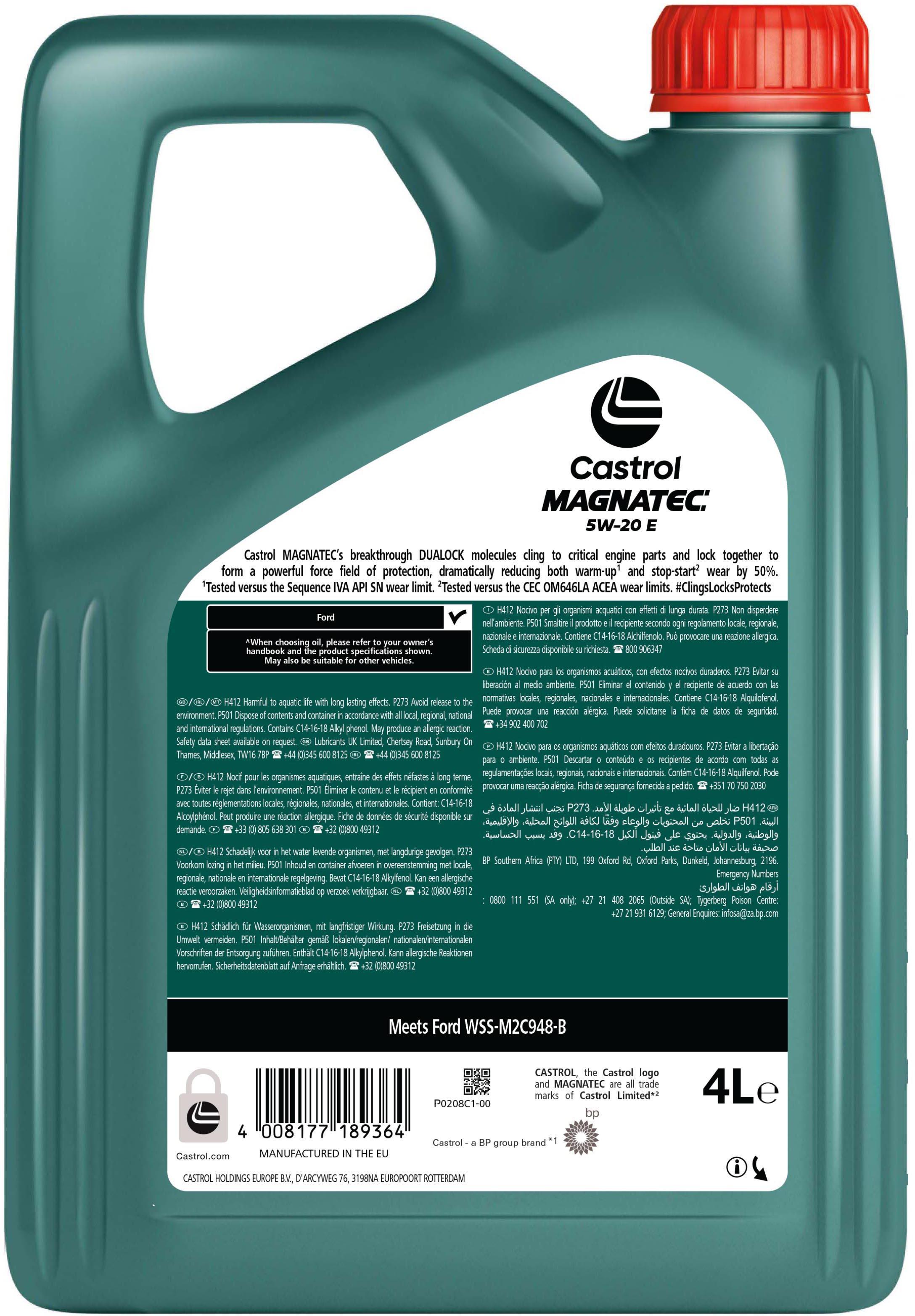 Castrol MAGNATEC Stop-Start 5W-20E 4L