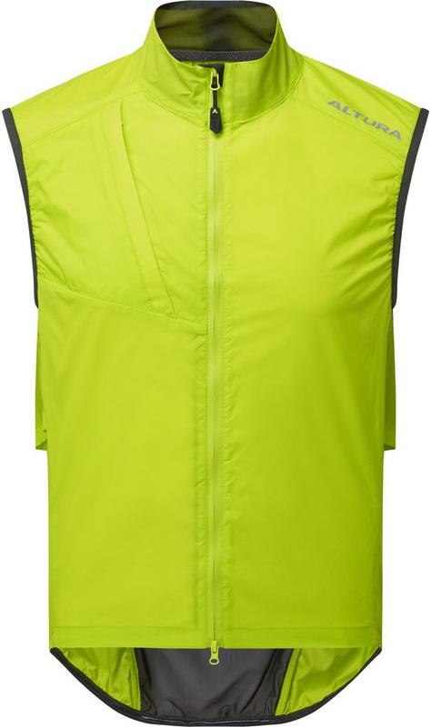 Halfords Altura Airstream Mens Windproof Gilet - Lime - X Large