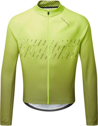 Altura Airstream Mens Long Sleeve Jersey - Lime