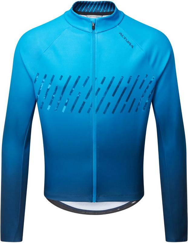 Halfords Altura Airstream Mens Long Sleeve Jersey - Navy | Extra 8% off for BC Members