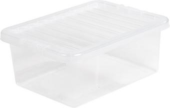 Wham 17L Clear Storage Box & Lid