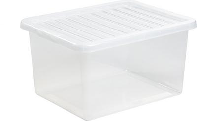 Wham 37L Clear Storage Box & Lid Wham 37L Clear Storage Box & Lid