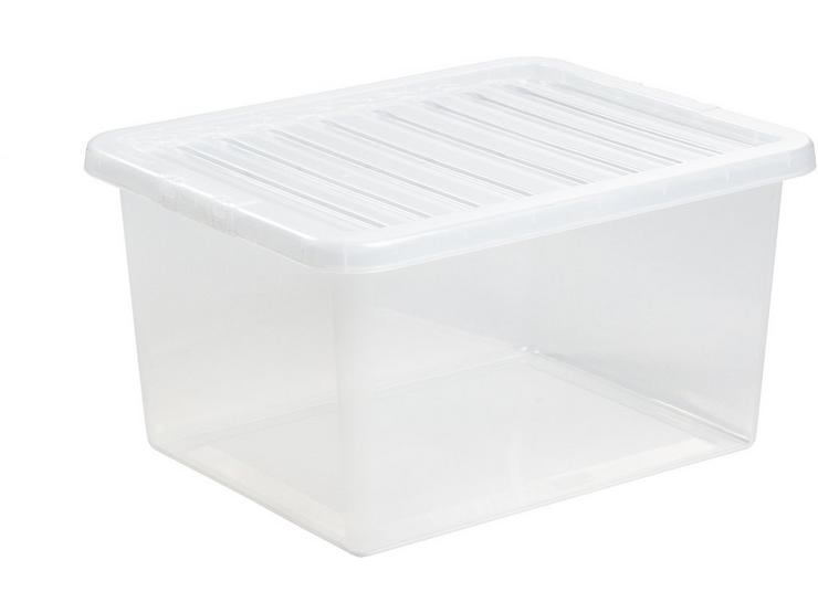 Wham 37L Clear Storage Box & Lid